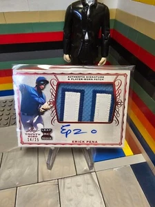 2020 Leaf Trinity Erick Pena Rookie Patch Auto RC SP /25 PA-EP1 - Bild 1 von 2