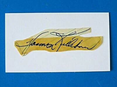 HARMON KILLEBREW SIGNED 2x3.5 CUT INDEX CARD ~ 100% GUARANTEE - Image 1 of 2