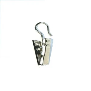 1000 X Varilla Anillo Cortina Cortina Resorte Clips &Amp; Gancho Cepillo Niquelado | Uno - Imagen 1 de 1