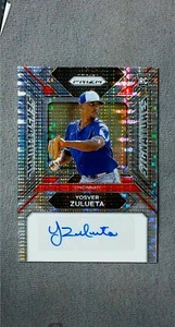 2024 Panini Prizm Sensational Signatures Pulsar #SS-YZ Yosver Zulueta Reds /199 - Picture 1 of 2