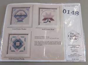 Diamond Patch Creative Circle Needlepoint Kit 0148 NOS UNOPENED Quilt Design - Picture 1 of 5