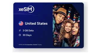 eSIM 3 GB Preloaded Travel Sim - Photo 1/1