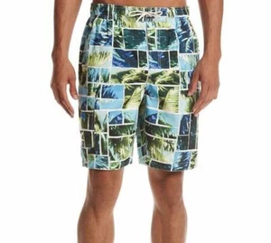 PARADISE COLLECTION Men's XL Tile Print Swim Trunks NWT $48 - Picture 1 of 2