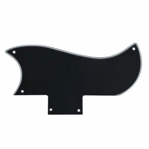 New Pickguard Sg Standard - Black - 3 Ply- for Guitar - Picture 1 of 4
