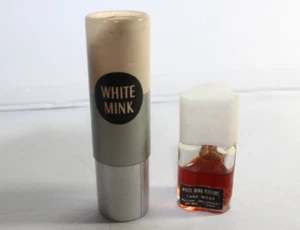 White Mink by Cara Nome 23 Perfume "Nips" Ampules & Partial 1 Dram Bottle - Picture 1 of 9