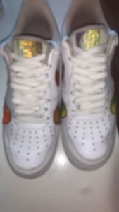 Size UK 8 - Nike Air Force 1 Low Misplaced Swoosh - White - Picture 1 of 5