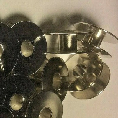 10 Metal Sewing Machine Type U Bobbins Fit Many Singer Commercial Household - Image 1 of 3