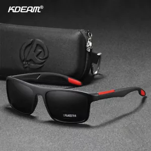 Occhiali Da Sole 100% Polarizzati UV400 Per Uomo Donna Retro Sportivi Da Guida - Foto 1 di 17