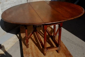 TAVOLO ALLUNGABILE CONSOLE ROVERE MASSELLO EPOCA 1790/1800 H 71 121 X 157 - Foto 1 di 12