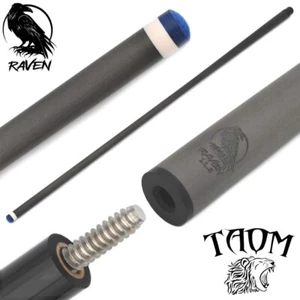 Taco de billar de fibra de carbono RAVEN - solo eje (11,8 mm, 29") 3/8-10, punta TAOM Fusion - Imagen 1 de 7