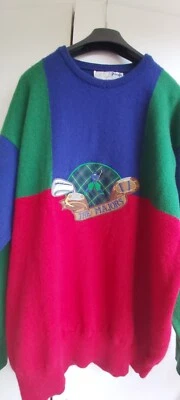 Vintage Golf Sweater PRINGLE Of Scotland Men  LARGE Pure Wool  - Image 1 of 4