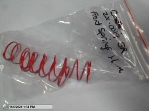 NEW Shock Spring Front Red 1.6mm suit 1/8 Caster Racing part #ZX-0019-5R - Picture 1 of 1