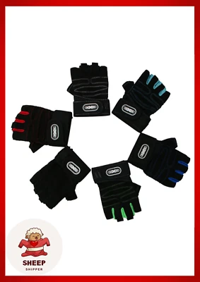 Luvas de ginástica luvas de levantamento de peso musculação treinamento esportes exercício ciclismo - Imagem 1 de 2