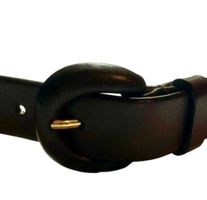 Cintura donna vintage in pelle marrone adatta da 30" - 34" - Foto 1 di 4
