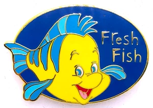 PIN COMERCIAL DISNEY - 2002 Alfiler de cordón fundido - PLATILLO PESCADO FRESCO Sirenita - Imagen 1 de 2
