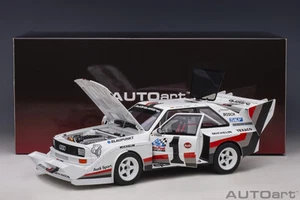 Autoart 88700 1/18 AUDI QUATTRO S1 PIKES PEAK WINNER 1987 W.ROEHRL #1 From Japan - Picture 1 of 12