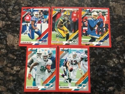 2019 DONRUSS RED PRESS PROOF YOU PICK MARINO PETERSON RC’s BRADY MAHOMES II - Image 1 of 2
