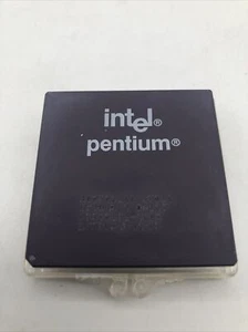 Vintage Intel Pentium A80502166 SY016 166MHZ Processor GOLD Pins Discount - Picture 1 of 6