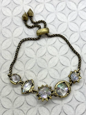 Pulsera Kendra Scott Jodie Antigua Latón Estrellas Luna Deslizante Cristal (b) Foto 1 de 4