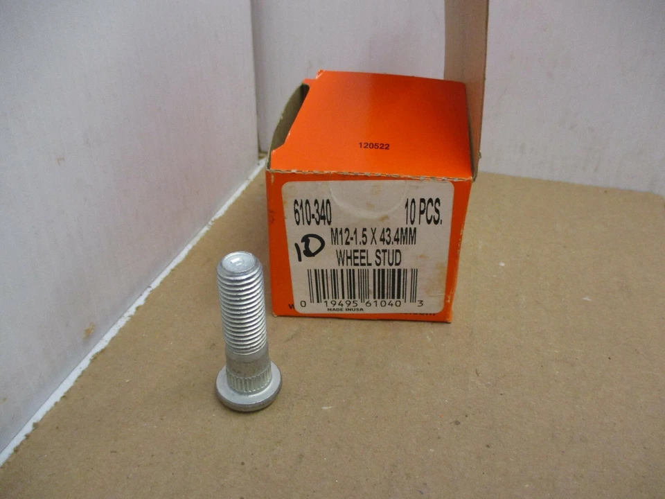Wheel Lug Stud Rear,Front Dorman 610-340 - Image 1 of 1