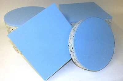FIRM RECON UPHOLSTERY FOAM SEAT PADS STOOL TOP CHAIR SOFA CUSHIONS ROUND SQUARE - Image 1 of 4
