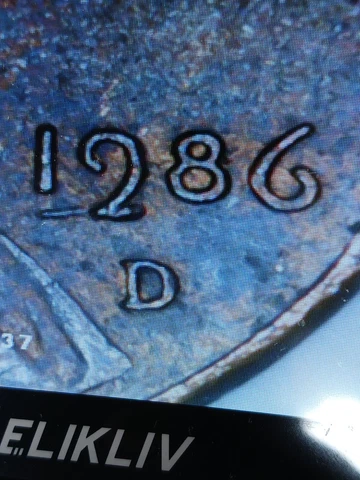 1986 D Penny Super Error. Nice collectable Cover