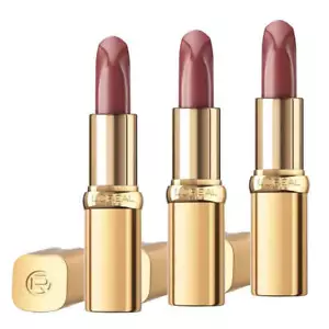 3x L'Oreal Paris Color Riche Satin Nude Intense Lipstick 570 Worth It Intense - Picture 1 of 6