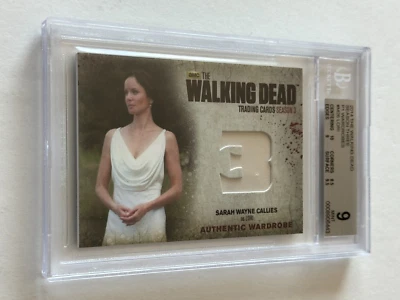 2014 Cryptozoic THE WALKING DEAD Lori Grimes SARAH WAYNE CALLIES Costume BGS 9 - Image 1 of 3