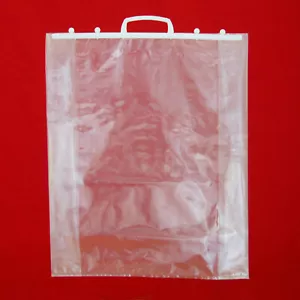SACS PLASTIQUE 47x55 CM POIGNEES RAPPORTEES TARIF DEGRESSIF - Picture 1 of 3