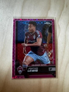 2023 Topps Chrome MLS Jonathan Lewis #70 Pink Xfractor - Picture 1 of 2