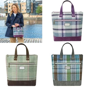 Earth Squared Fair Trade Lois Tweed Rucksack - Karo Tartan, kompakt & stilvoll - Bild 1 von 16