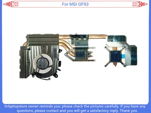 NEW Original Cooling Heatsink And FAN For MSI GF63 PABD08008SH 1.0A 5VDC N413 - Picture 1 of 2
