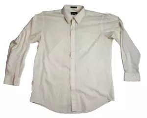 Kilburne & Finch Mens 16 1/2 34/35 Fine Clothiers Light Yellow - Picture 1 of 6