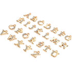 26 Pcs Letter Pendant Jewelry Making Keychain Necklace Diamond