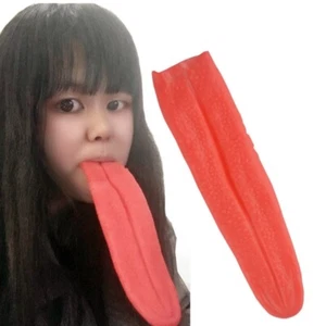 Tounge largo artificial Halloween simulado falso tounge largo juegos con disfraces tounge largo - Imagen 1 de 6