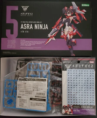 Dispositivo Kotobukiya Megami Asra Ninja Kit Modelo com Peça Bônus + Adesivo para Olhos - Imagem 1 de 4