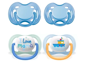 Philips Avent 4 x Schnuller Beruhigungssauger Freeflow & Ultra Air 0 - 6 Monate - Bild 1 von 5
