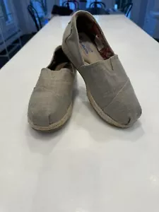 Bobs By Sketchers Memory Foam Slip On Flat Tan Size 8 - Picture 1 of 10