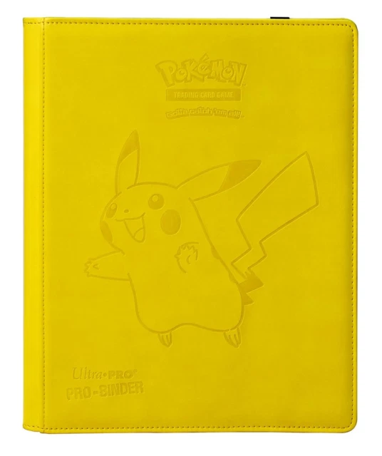 Ultra Pro Premium Pikachu 9-Pocket Pro-Binder - Small, Yellow