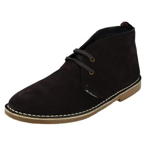 Hombre Ben Sherman ' Hunt ' Ante Cuero Casual Botas Safari - Imagen 1 de 29