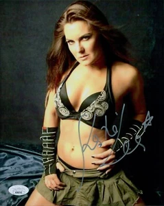 Katie Lea Burchill WWE TNA Wrestling Signed 8x10 Glossy Photo JSA Authenticated - Picture 1 of 2