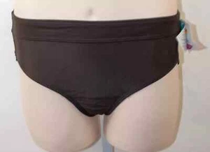 Croft & Barrow Damen breites Band Bauch schlanker halbhoch braun Unterteil Bademode 14 - Bild 1 von 1