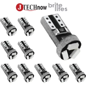 Jtech 10x T5 Red 3 SMD LED Instrument Panel Dash Light Bulb 74 17 37 70 2721 - Picture 1 of 6