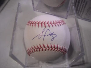 Stephen Piscotty Autographed Manfred Ball JSA authentication LoJo - Picture 1 of 2