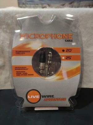 Cable de micrófono de alta resistencia XLR Live Wire Advantage 25 pies Foto 1 de 4