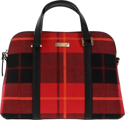 Kate Spade Rachelle Wellesley Leather  Crossbody Bag Shoulder Bag Plaidred. - Image 1 of 4