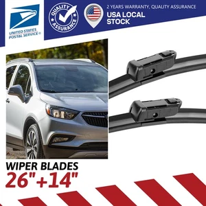 OEM Quality Windshield set of 26"/14" Wiper Blades For Buick ENCORE 2013-2021 - Picture 1 of 18