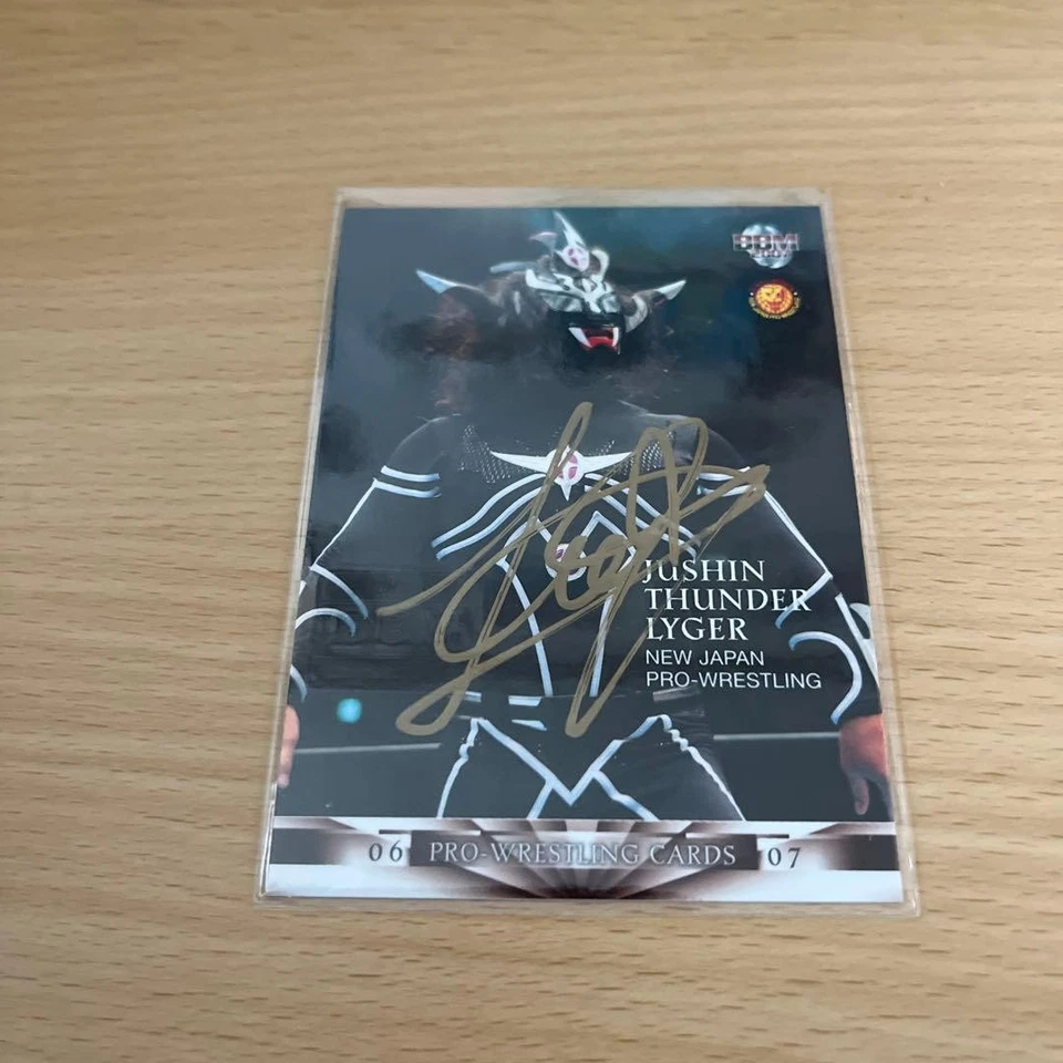 2007 BBM Pro Wrestling Card Limited to 100 Autographs Jushin Thunder Liger - Image 1 of 1