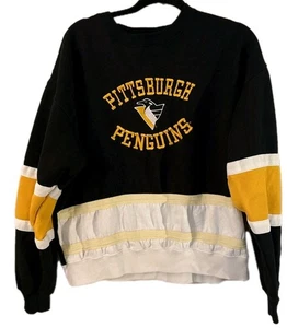 Pittsburgh Penguins Sweatshirt Herren Gr. Large Hockey Vintage 90s Logo NHL      - Bild 1 von 12