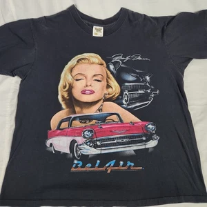 1995 Marilyn Monroe Chevy Bel Air T Shirt Herren XL Vintage Lowrider 90s - Bild 1 von 7